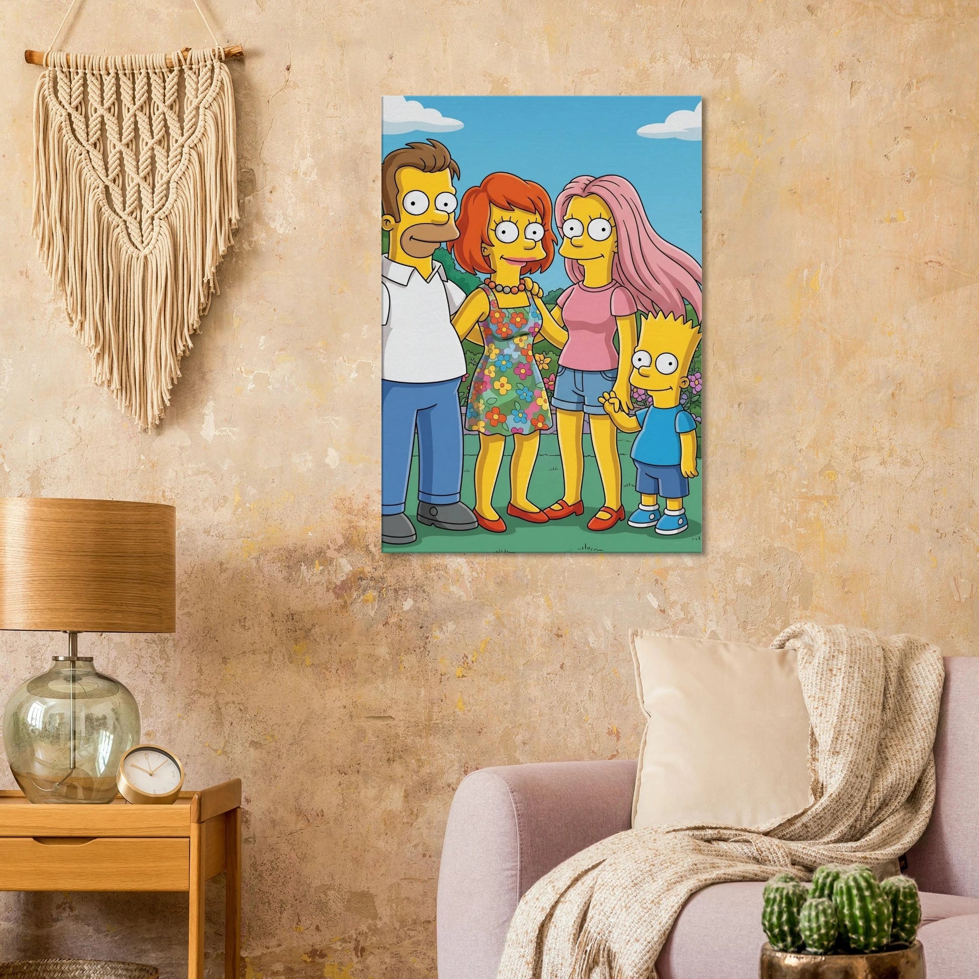 Cuadro de Arte Personalizado | Ilustración Familiar Única para tu Hogar - Studios Revolution