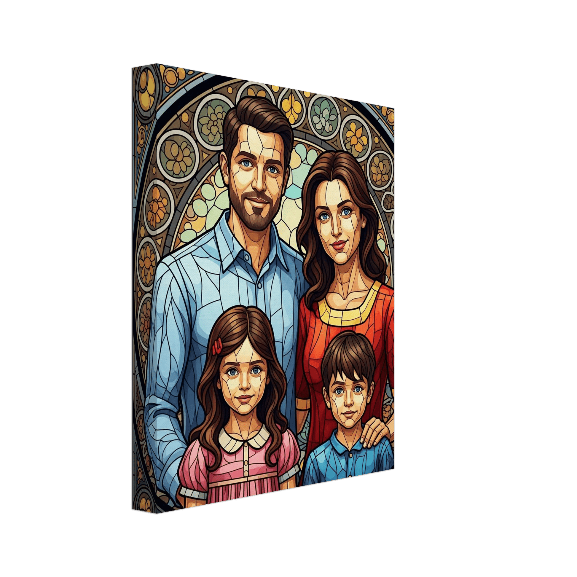 Cuadro de Arte Personalizado | Ilustración Familiar Única para tu Hogar - Studios Revolution