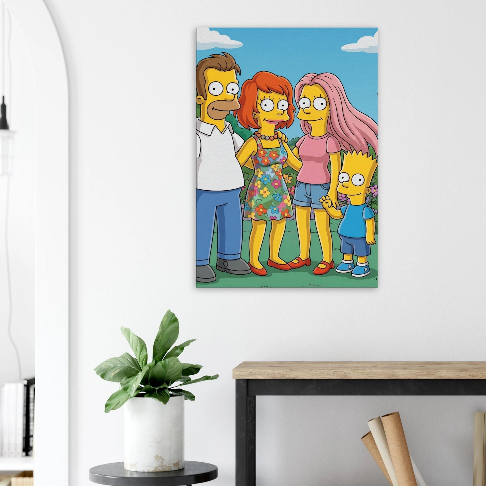 Cuadro de Arte Personalizado | Ilustración Familiar Única para tu Hogar - Studios Revolution