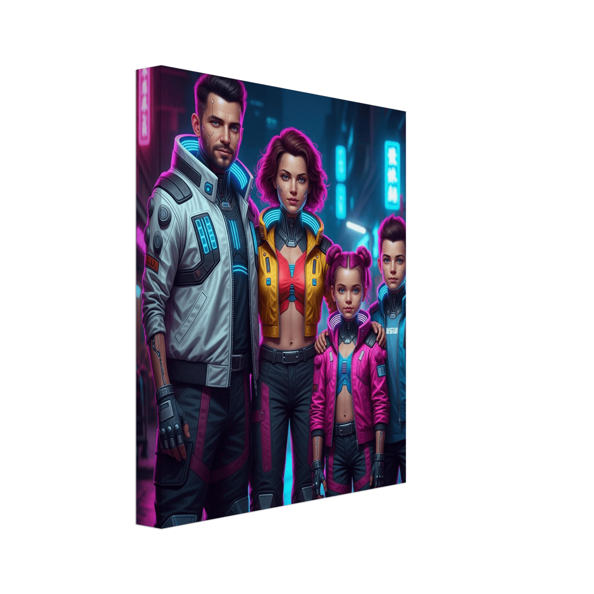 Cuadro de Arte Personalizado | Ilustración Familiar Única para tu Hogar - Studios Revolution